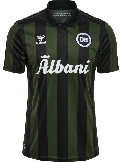 OB 24/25 AWAY JERSEY SS, BLACK, packshot