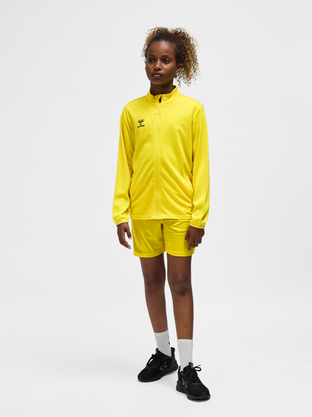 hummel ESSENTIAL TRACK JACKET KIDS BLAZING YELLOW hummel