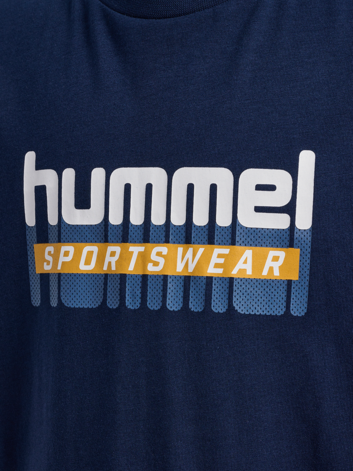 hmlTUKAS T-SHIRT S/S, BLACK IRIS, packshot