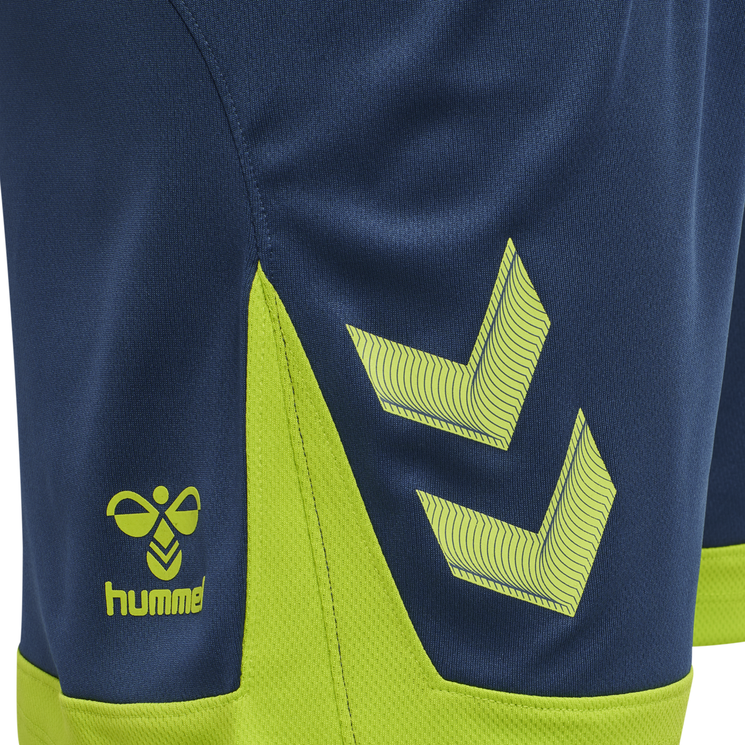 hmlLEAD WOMENS POLY SHORTS, DARK DENIM, packshot