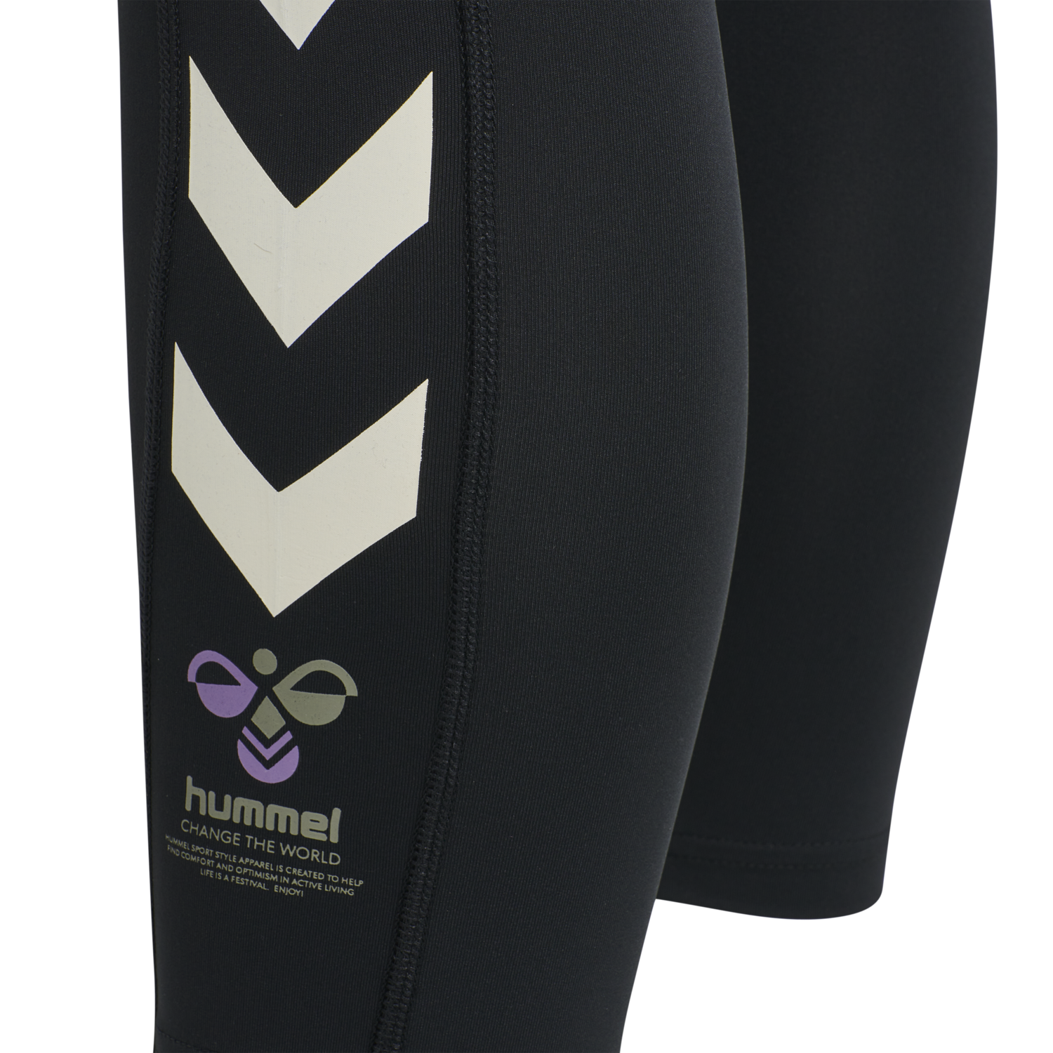 hmlMT MACI HIGH WAIST 7/8 TIGHTS, BLACK, packshot
