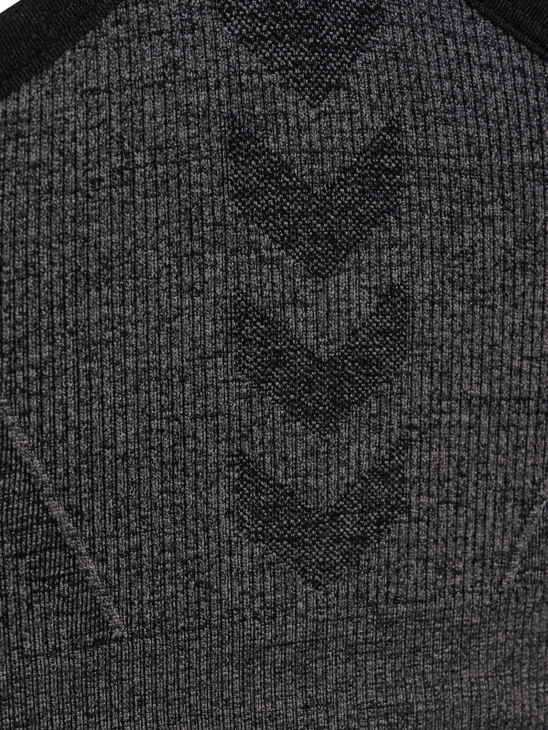 hmlCI SEAMLESS SCRUNCH SPORTS BRA, BLACK MELANGE, packshot