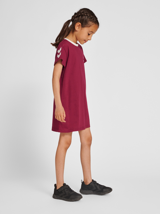 hummel MILLE T SHIRT DRESS S S RHODODENDRON hummel