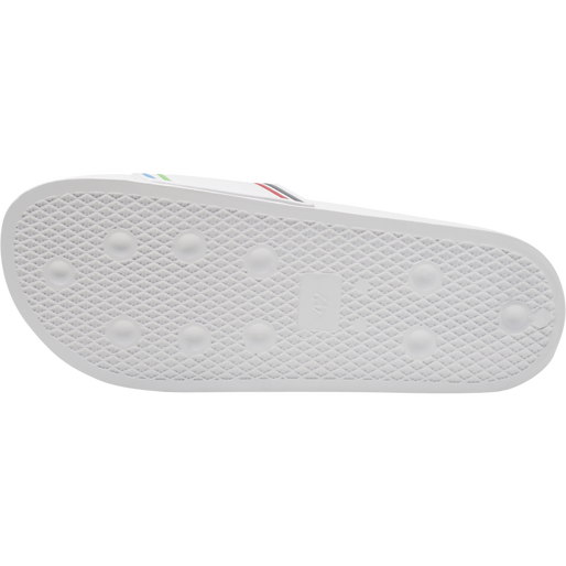 POOL SLIDE RETRO, WHITE/MULTICOLOR, packshot