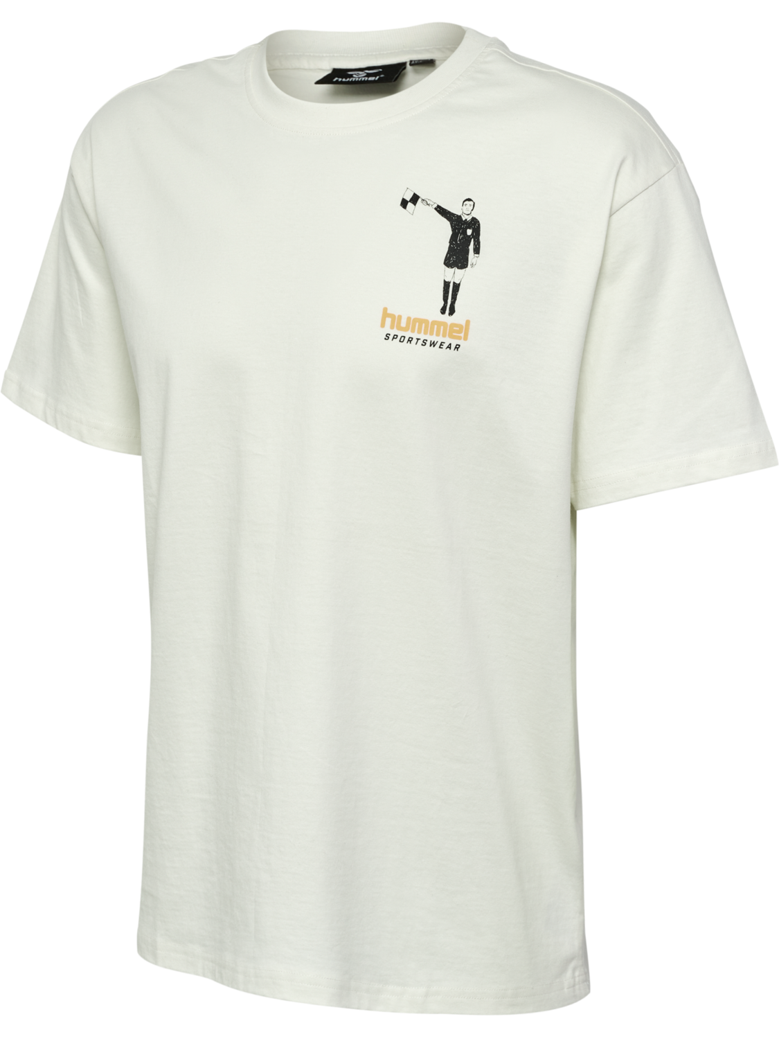 hmlLGC FLOYD BOXY T-SHIRT, EGRET, packshot