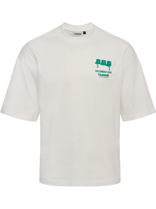 hmlOVERSIZED T-SHIRT S/S SUNDAY, BLANC DE BLANC hmlOVERSIZED T-SHIRT S/S SUNDAY, BLANC DE BLANC, packshot