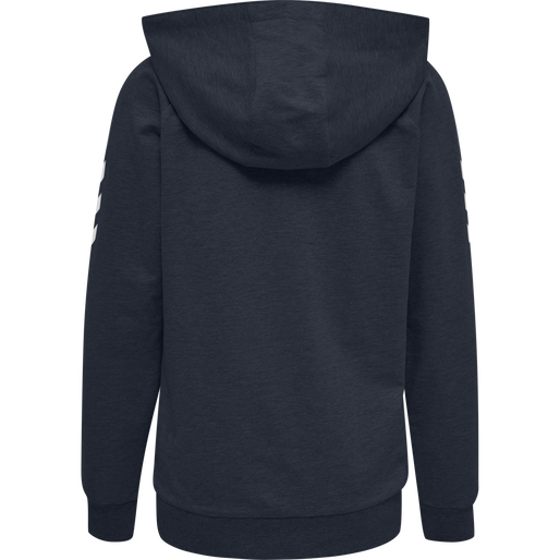 HMLGO COTTON ZIP HOODIE WOMAN, INDIA INK, packshot