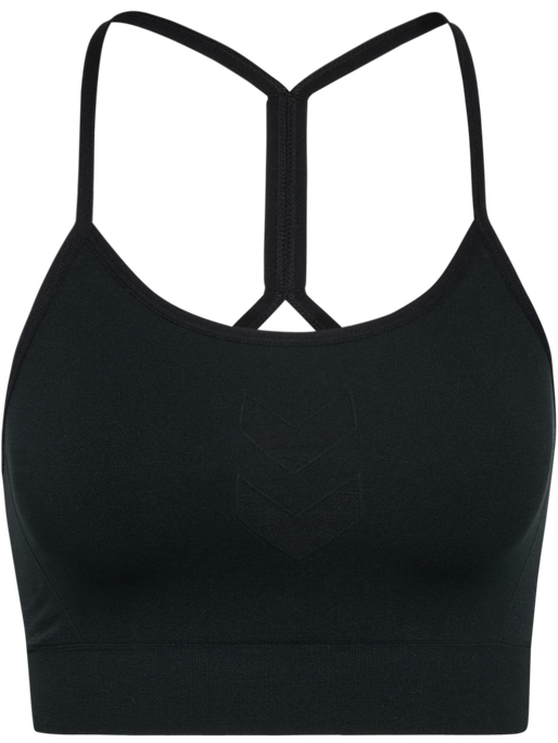 hmlHIIT SEAMLESS BRA, BLACK hmlHIIT SEAMLESS BRA, BLACK, packshot