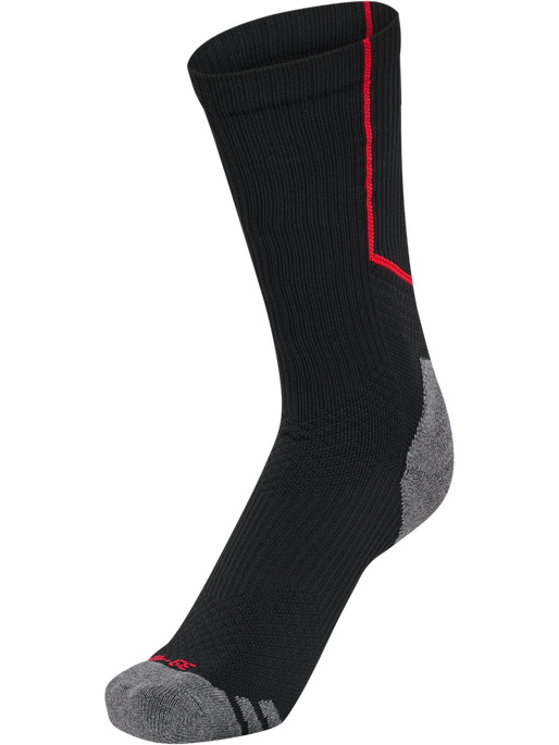 hmlPRO TRAINING SOCKS LOW, BLACK/TRUE RED hmlPRO TRAINING SOCKS LOW, BLACK/TRUE RED, packshot