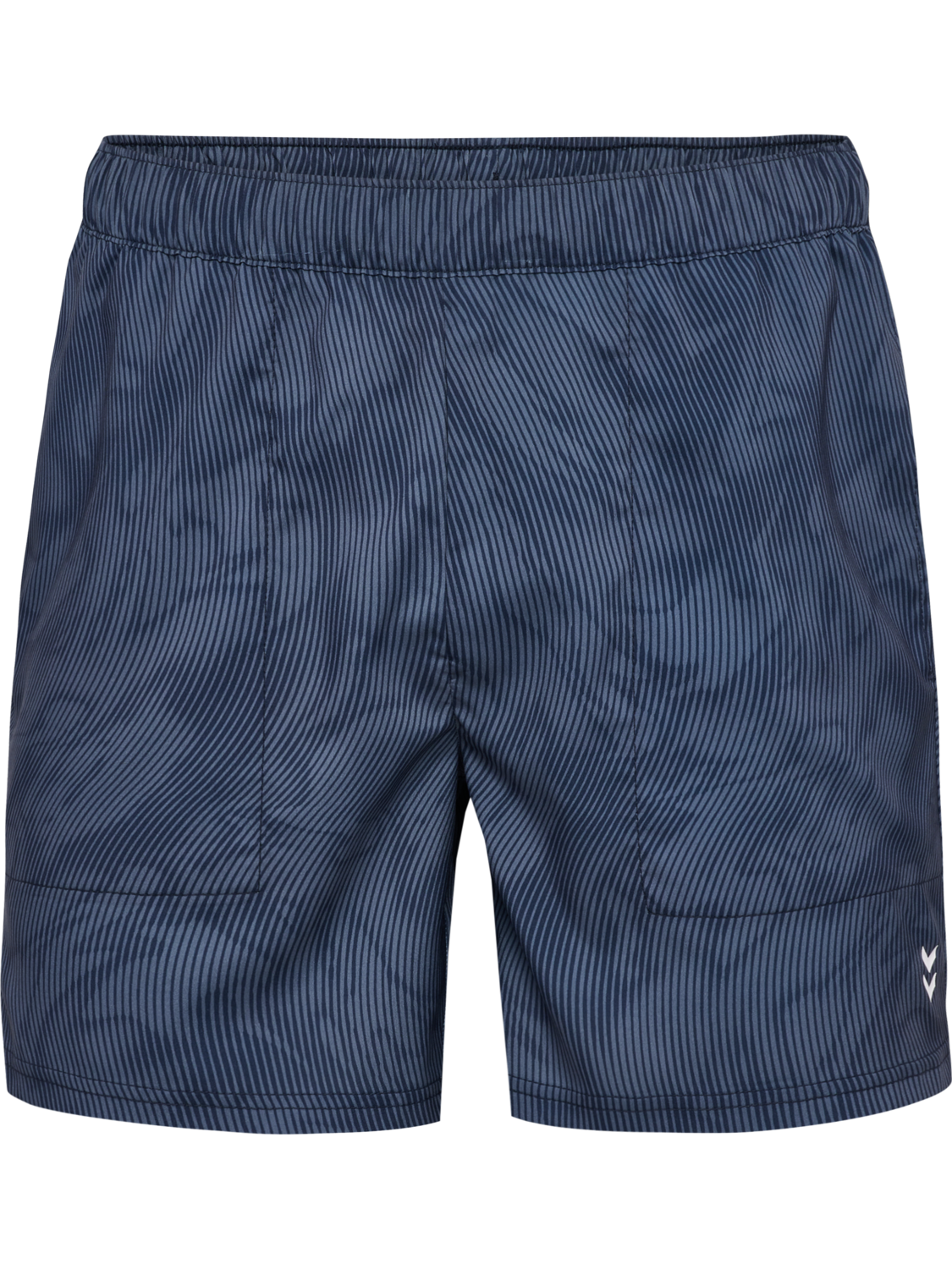 hmlPULSE AOP WORKOUT SHORTS SET, BLUE MIRAGE/DRESS BLUE, packshot