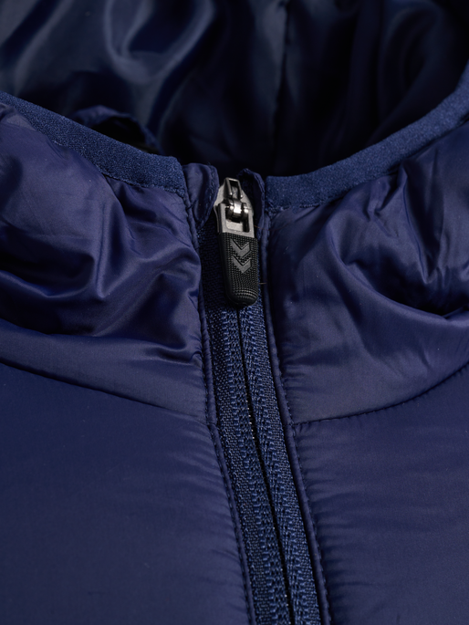 hmlGO QUILTED HOOD JACKET, MARINE, packshot