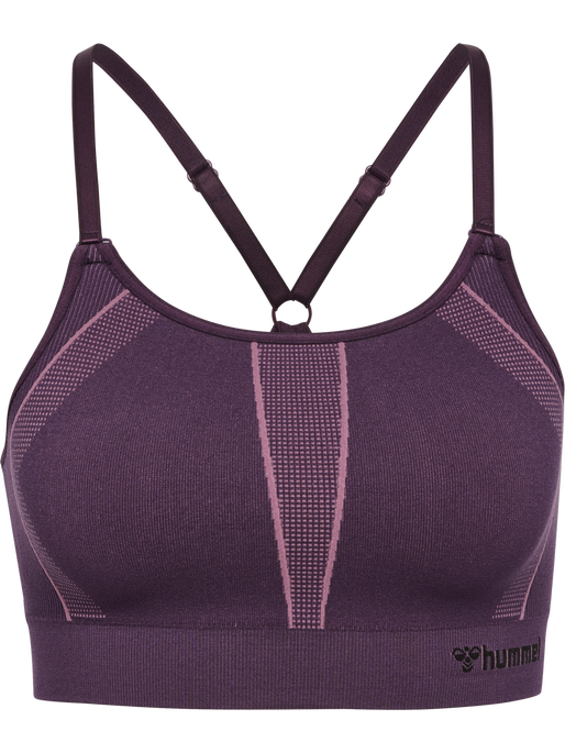 hmlMT POWER SEAMLESS SPORTS BRA, PLUM PERFECT, packshot