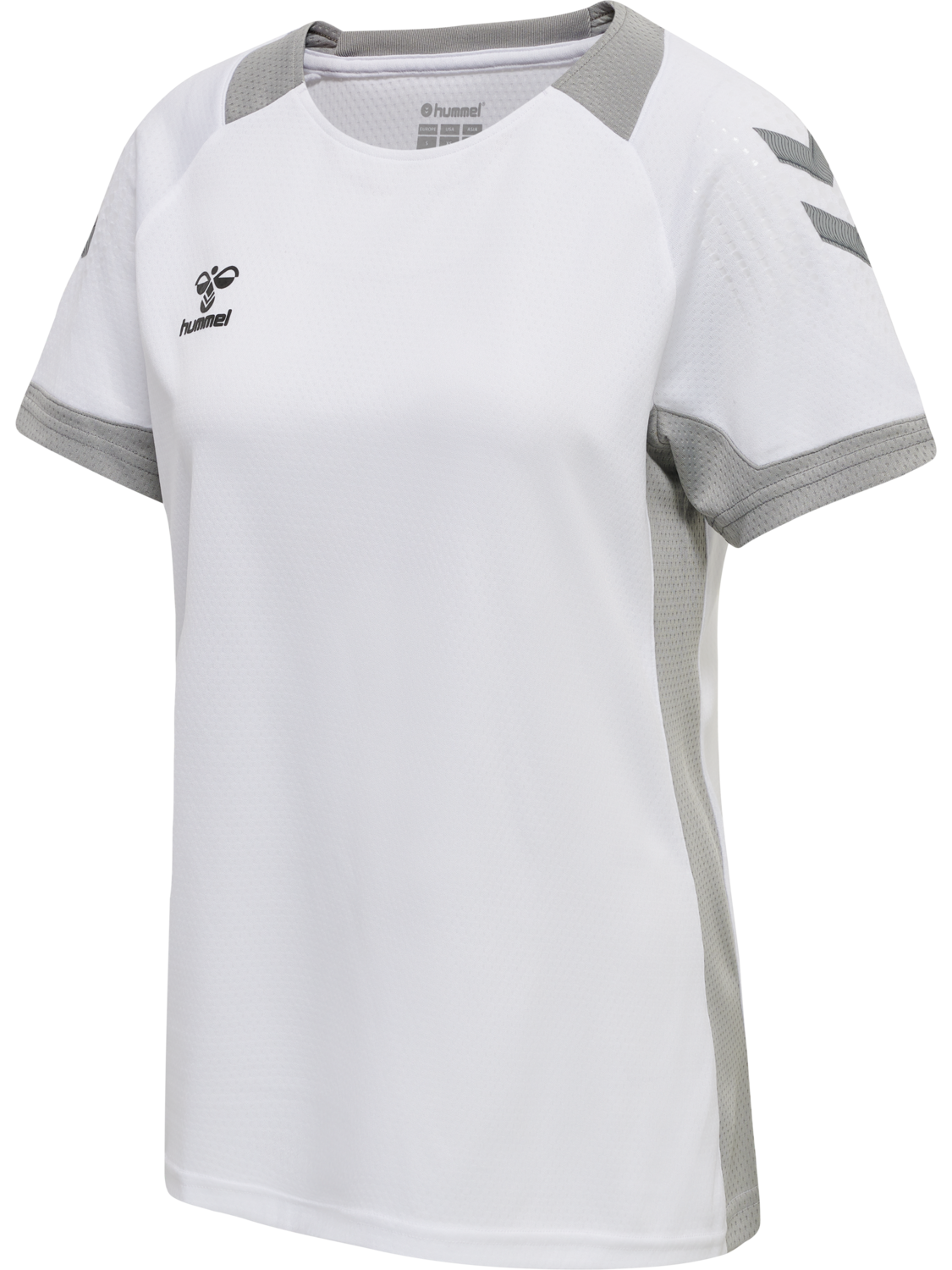 hmlLEAD WOMENS S/S POLY JERSEY, WHITE, packshot
