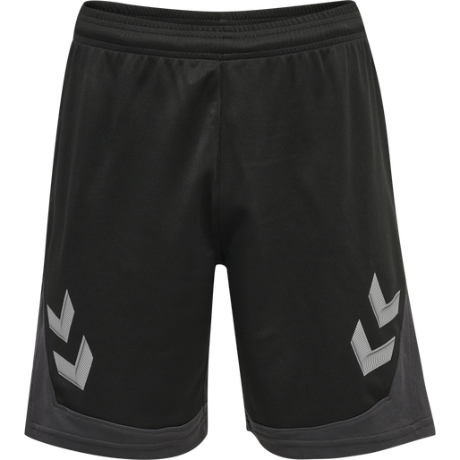 hmlLEAD POLY SHORTS, BLACK hmlLEAD POLY SHORTS, BLACK, packshot