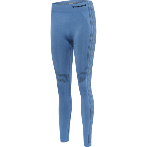 hmlMT SHAPING SEAMLESS MW TIGHTS, MARINA hmlMT SHAPING SEAMLESS MW TIGHTS, MARINA, packshot