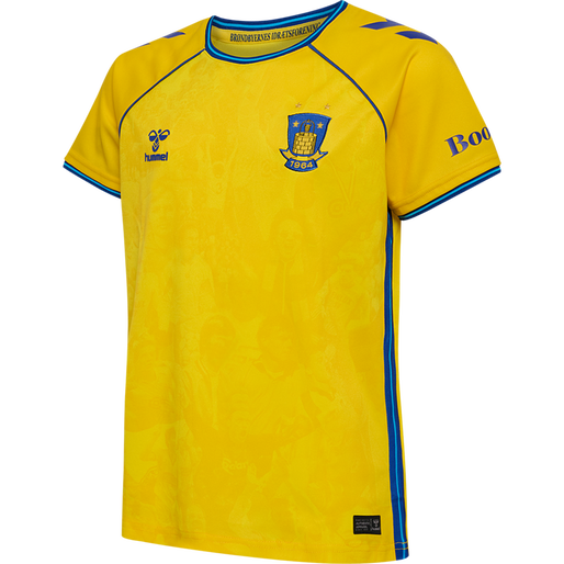BIF 24/25 HOME JERSEY S/S KIDS, CYBER YELLOW BIF 24/25 HOME JERSEY S/S KIDS, CYBER YELLOW, packshot
