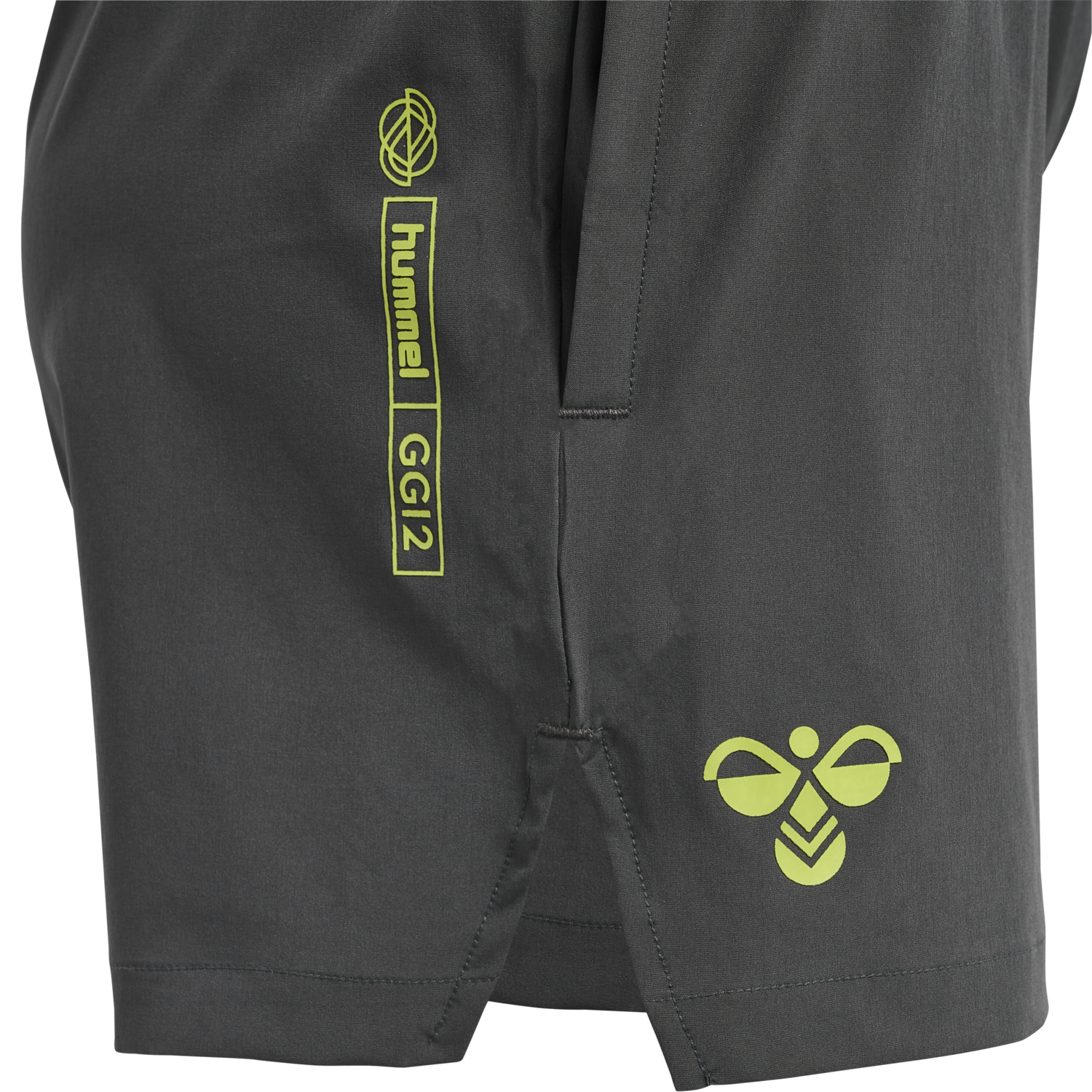 hmlGG12 TRAINING SHORTS WOMAN, FORGED IRON, packshot