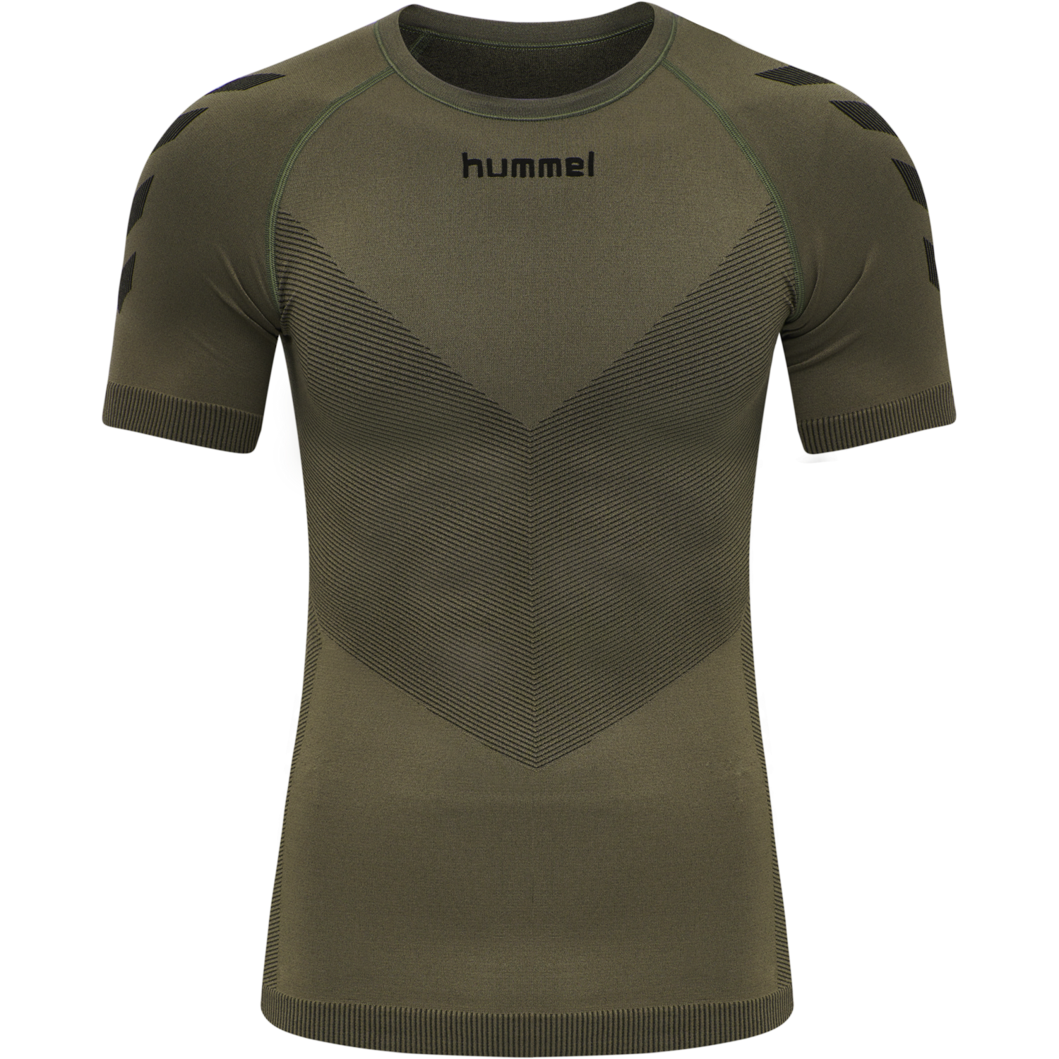 HUMMEL FIRST SEAMLESS JERSEY S/S , GRAPE LEAF, packshot