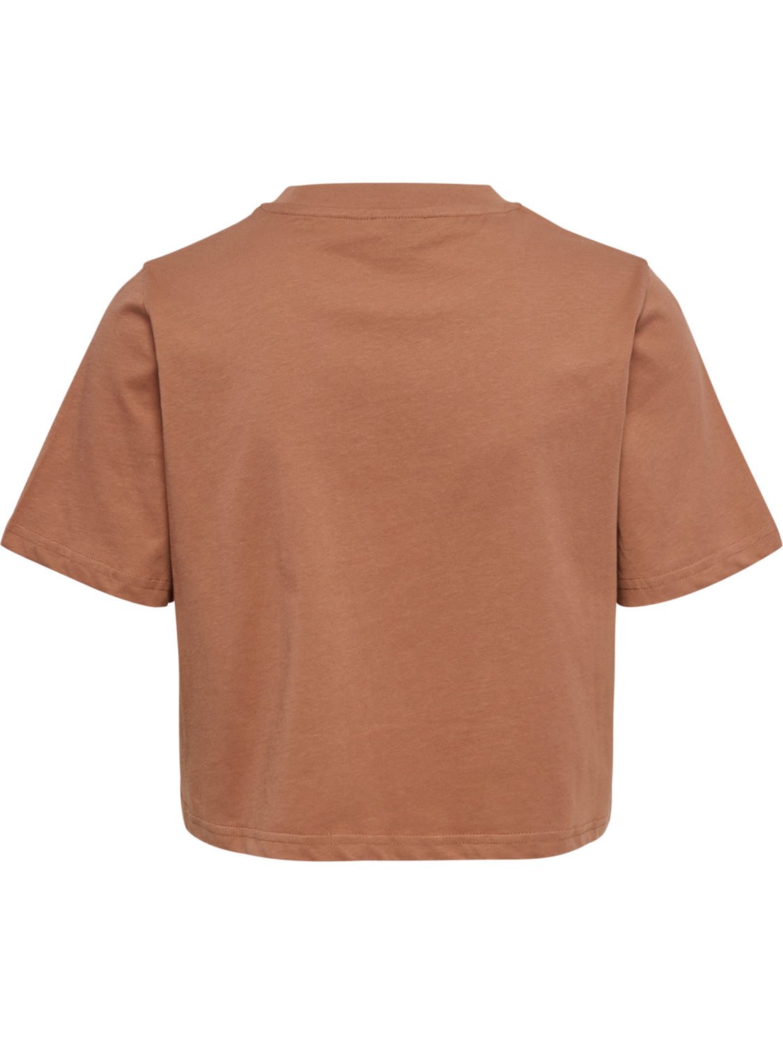 hmlLGC MALU CROPPED T-SHIRT, MOCHA MOUSSE, packshot