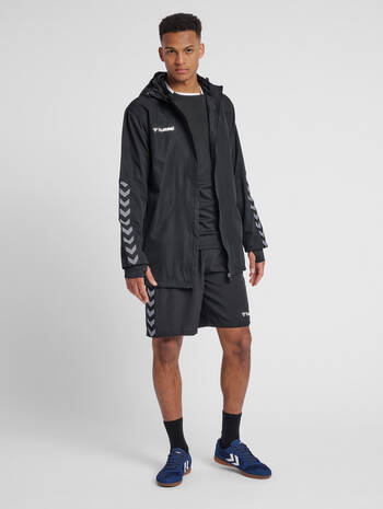 hmlAUTHENTIC ALL-WEATHER JACKET, BLACK, model