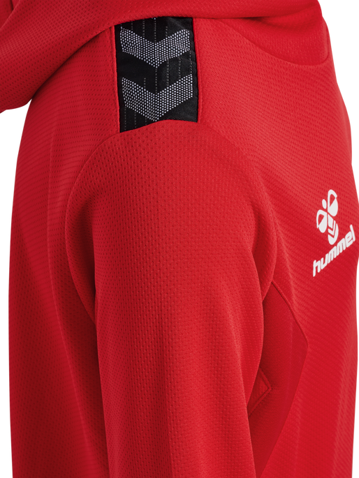 hmlAUTHENTIC PL HOODIE KIDS, TRUE RED, packshot