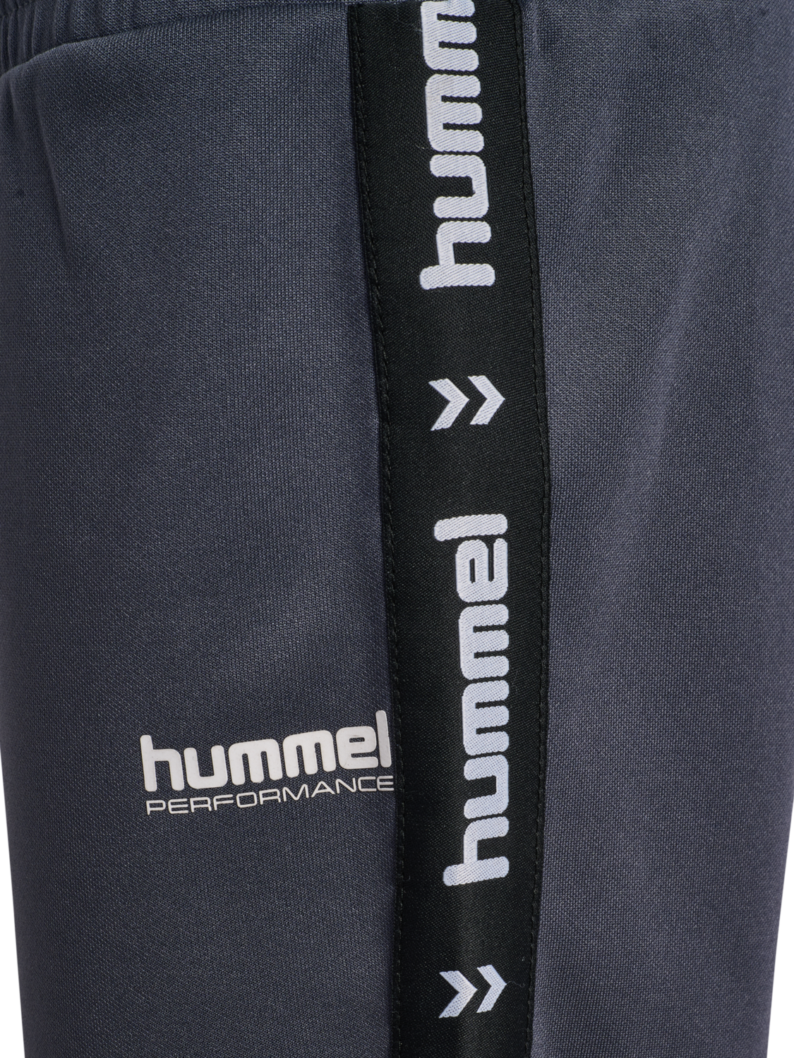 hmlJR GOAL TAPE PANTS, EBONY, packshot