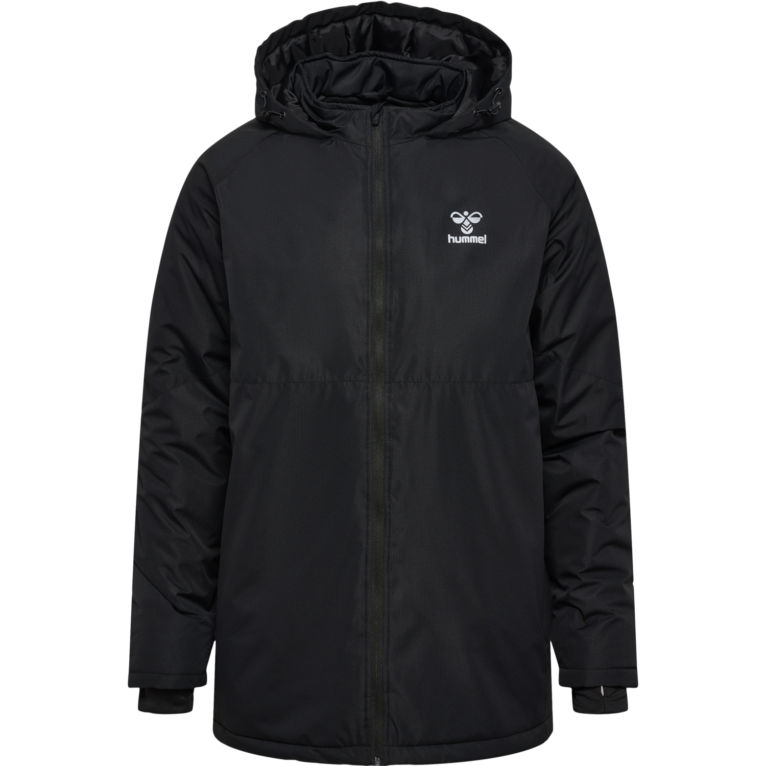 hmlLGC NICKY PUFF JACKET, BLACK, packshot