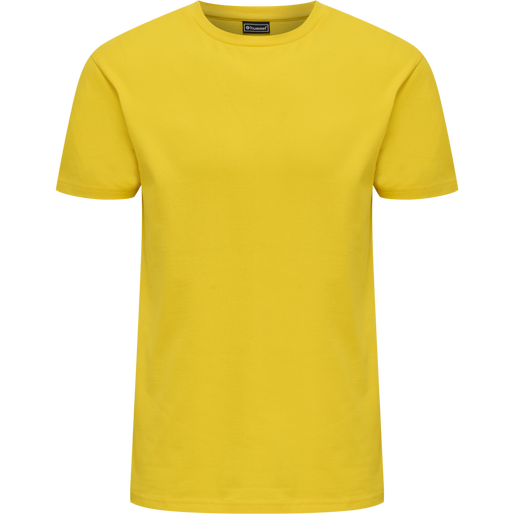 hmlRED BASIC T-SHIRT S/S, EMPIRE YELLOW, packshot