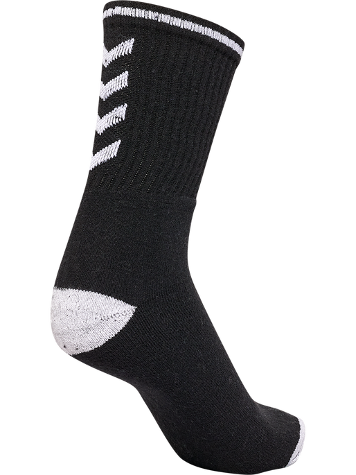 hml3-PACK SINGLE STRIPE CREW SOCK, BLACK hml3-PACK SINGLE STRIPE CREW SOCK, BLACK, packshot
