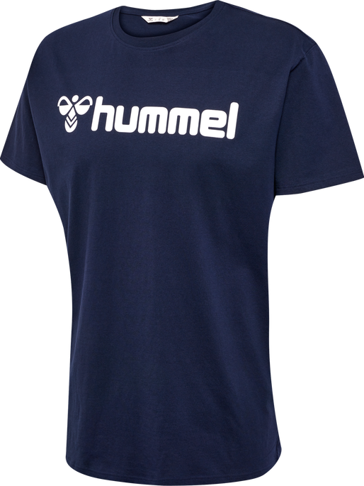 hmlGO 2.0 LOGO T-SHIRT S/S, MARINE, packshot