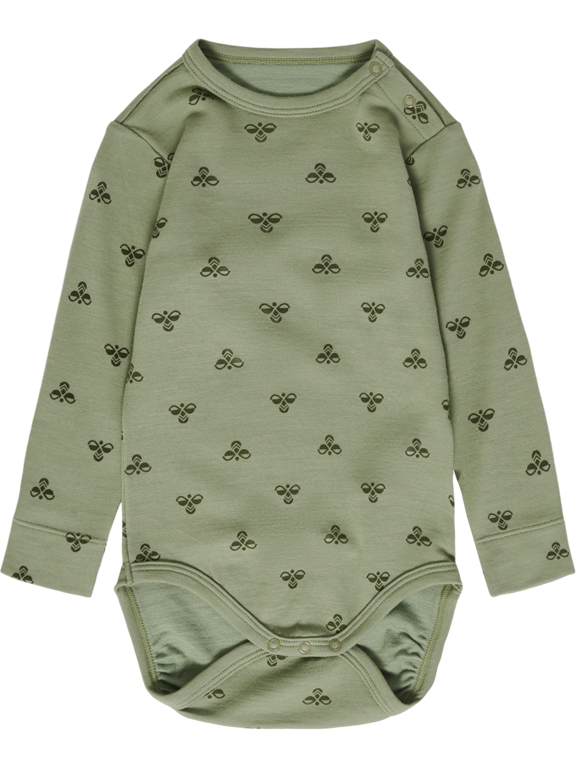 hmlBAMBO BODY LS, OIL GREEN, packshot