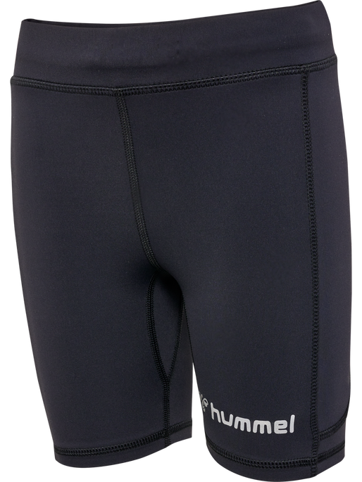 hmlRUN SHORT TIGHT KIDS, BLACK, packshot