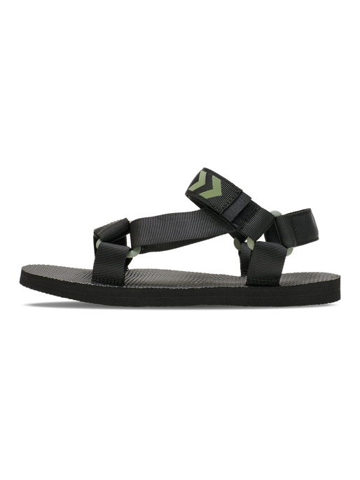 STRAP SANDAL, BLACK, packshot