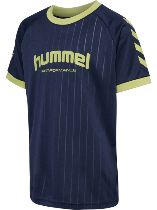 hmlJR GOAL STRIPE SET, DRESS BLUES hmlJR GOAL STRIPE SET, DRESS BLUES, packshot