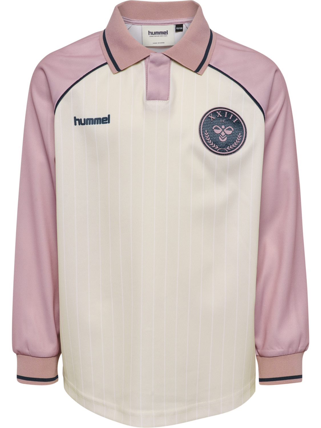 hmlJR LOOSE SOCCER JERSEY L/S, SEA FOG, packshot
