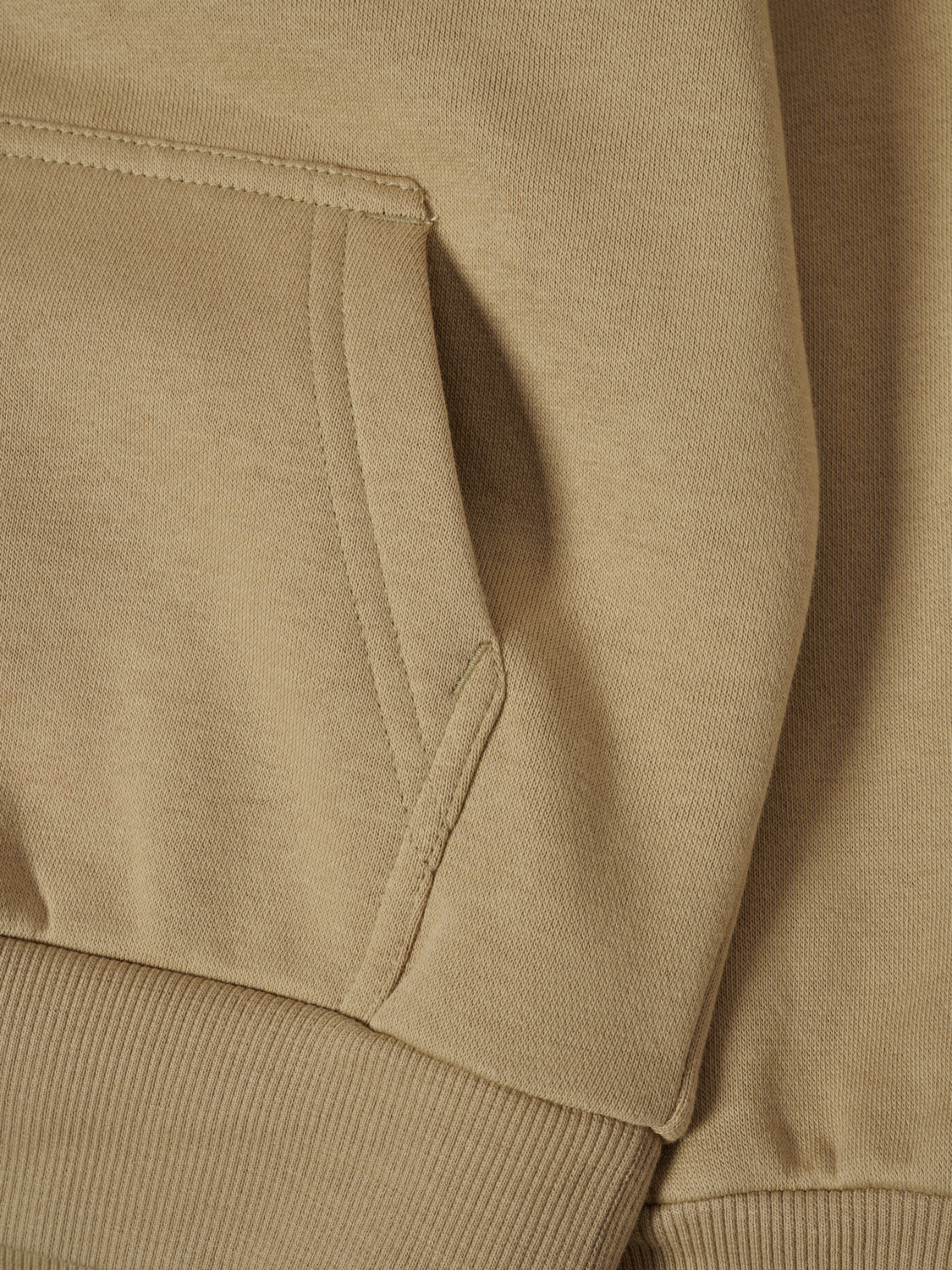 hmlJR LOOSE HOODIE BEE, CORNSTALK, packshot