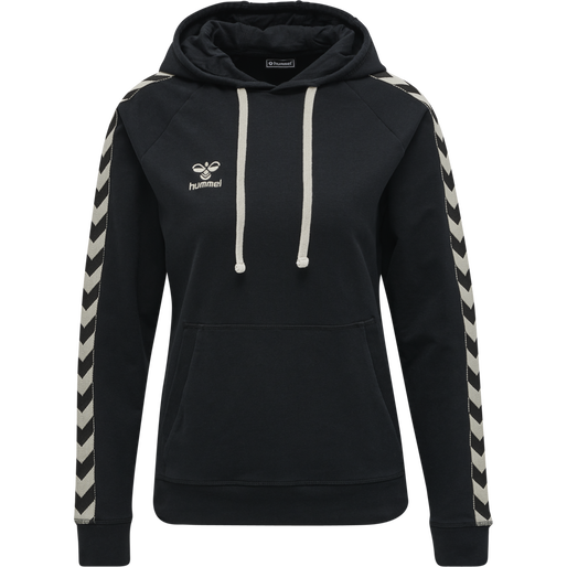 hmlMOVE CLASSIC HOODIE WOMAN, BLACK, packshot