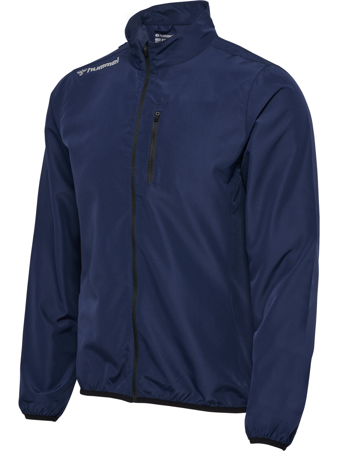 hmlRUN JACKET, BLACK IRIS, packshot