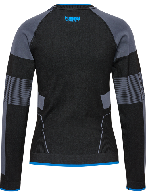 hmlSEAMLESS TEE LS, BLACK hmlSEAMLESS TEE LS, BLACK, packshot