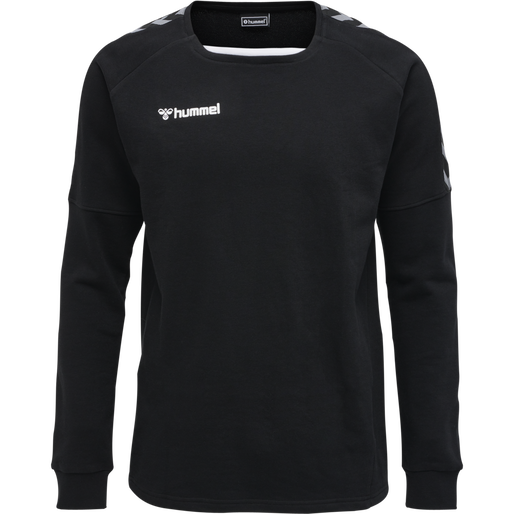 hmlAUTHENTIC TRAINING SWEAT, BLACK/WHITE hmlAUTHENTIC TRAINING SWEAT, BLACK/WHITE, packshot