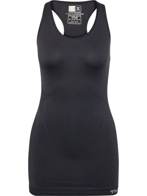 hmlTIF SEAMLESS TOP, BLACK, packshot