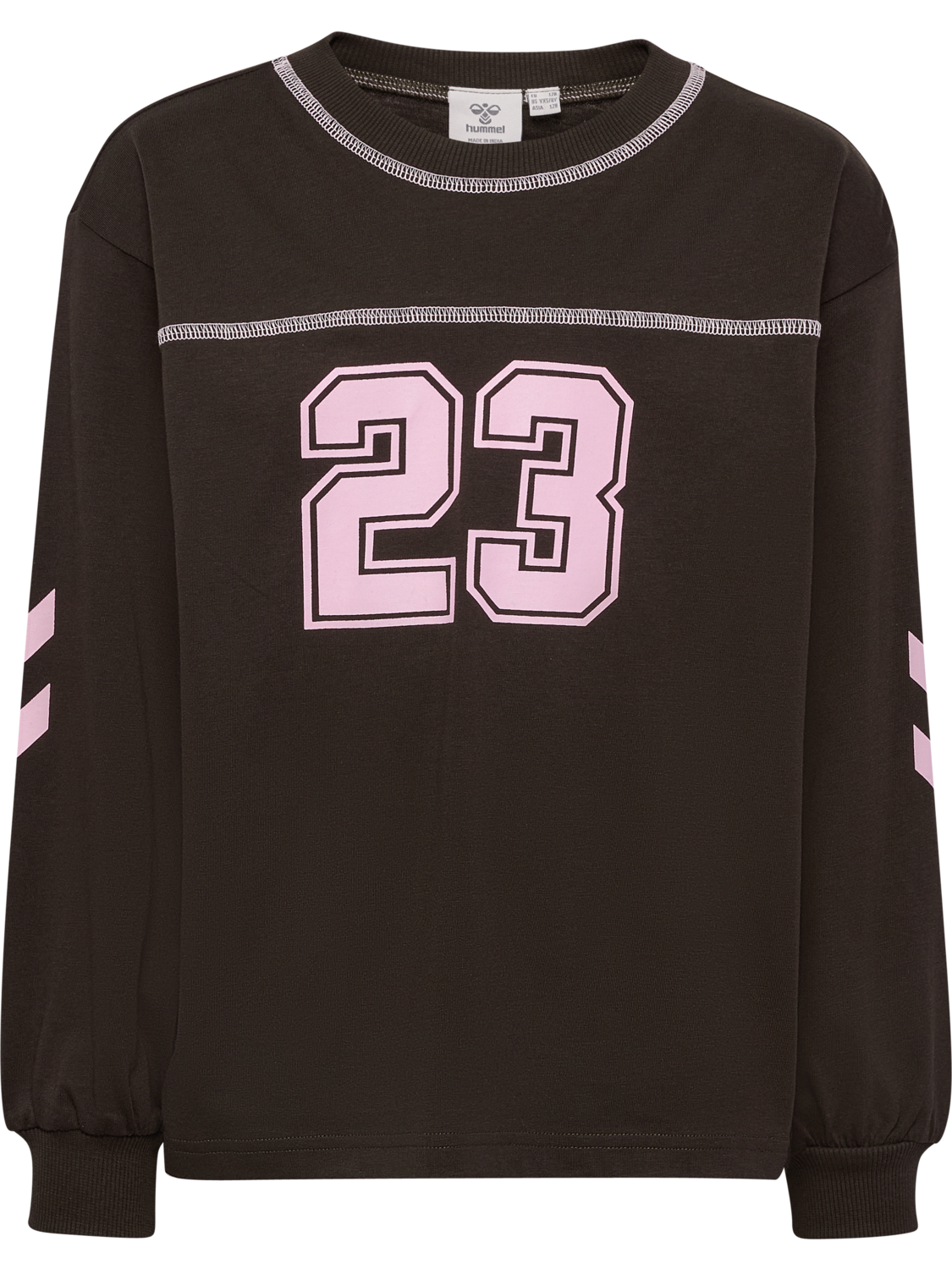 hmlTIMMI BOXY T-SHIRT L/S, TURKISH COFFEE, packshot