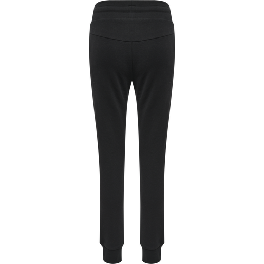 hmlOLIVIA REGULAR PANTS, BLACK, packshot