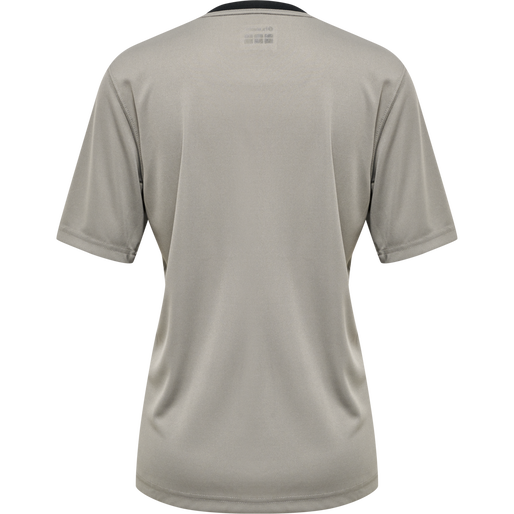 hmlREFEREE CHEVRON WO  JERSEY S/S, STEEPLE GRAY, packshot