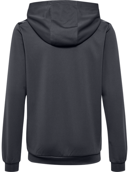 hmlAUTHENTIC PL HOODIE KIDS, ASPHALT, packshot