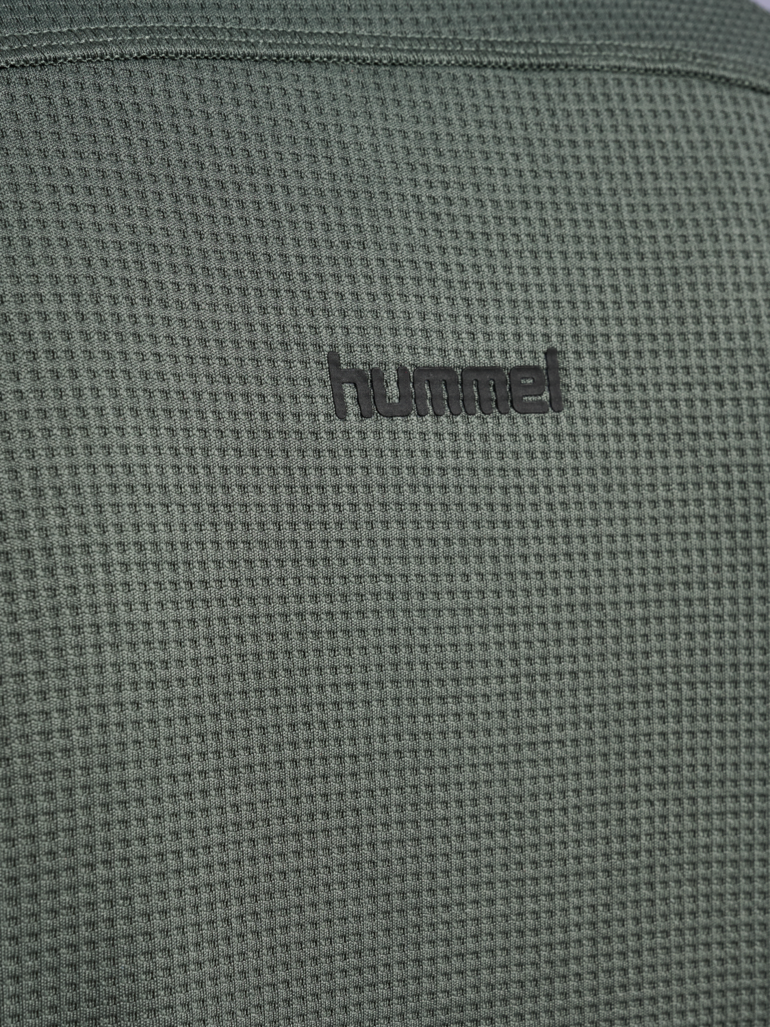 hmlPULSE HALF ZIP MIDLAYER, CASTOR GRAY, packshot