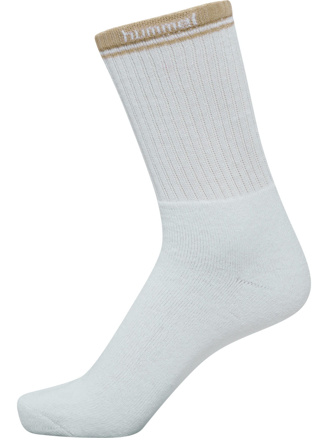 hml4 PACK HUMMEL STRIPE CREW SOCK, PALE WHITE/GREEN/PINK/BROWN, packshot