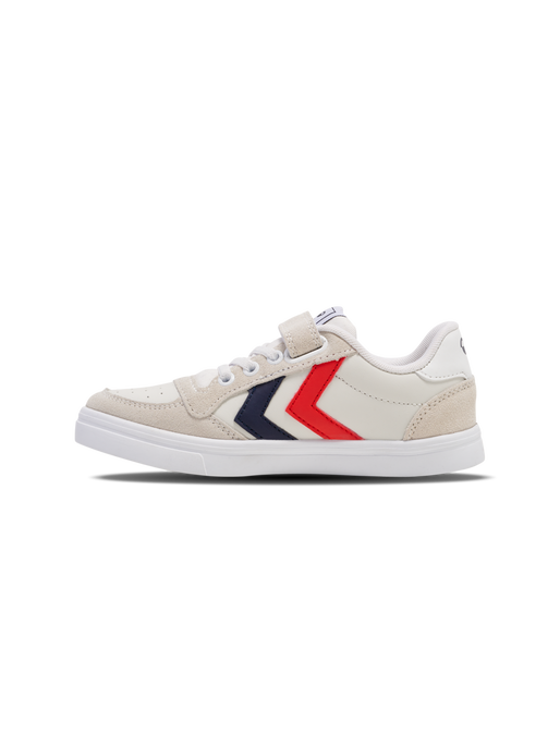SLIMMER STADIL LEATHER LOW JR, WHITE, packshot