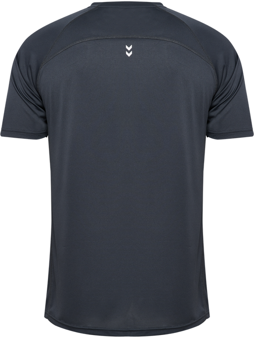 hmlPULSE WORKOUT T-SHIRT S/S, EBONY, packshot