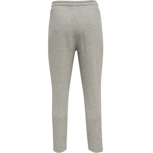 hmlOSCAR TAPERED PANTS, GREY MELANGE, packshot